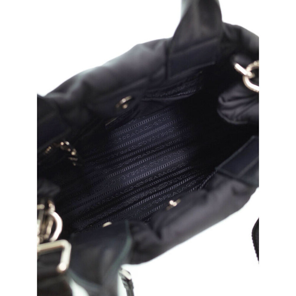 Prada Tessuto Nylon Bomber Tote Shoulder Bag Black - Picture 3 of 9